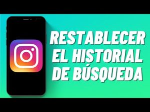 ¿Cómo puedo restablecer mi historial de búsqueda en Instagram?