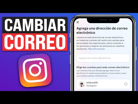 ¿Cómo puedo cambiar mi dirección de correo electrónico en Instagram?