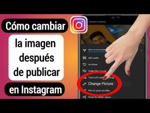¿Cómo puedo cambiar la fecha de una publicación en Instagram?